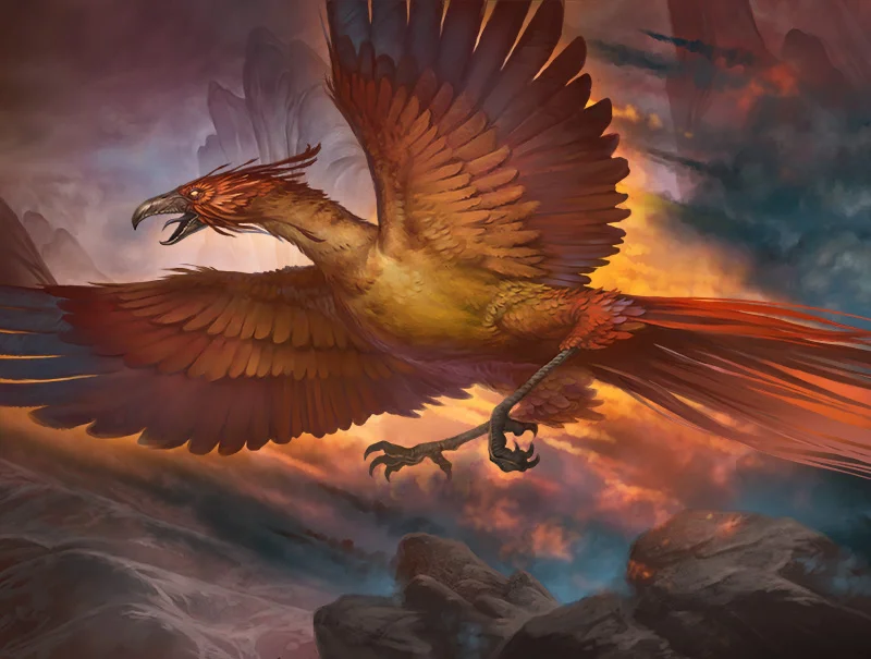 Behind the Cards - Ashcloud Phoenix — Howard Lyon Fine Art and